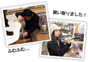 買取現場の日常のヒトコマ