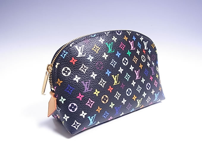 【お値下げ】ルイヴィトン(LOUIS VUITTON)　マルチカラー　ミニポーチ