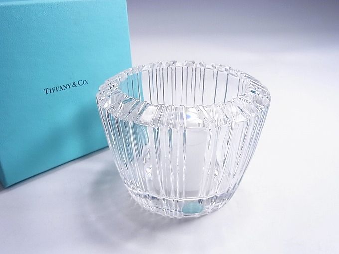 Tiffany \u0026 Co. ティファニー クリスタルキャンドルホルダー