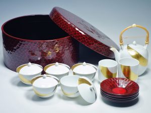 ノリタケ ＪＡＬ 日本航空 金銀彩 ダイヤモンドコレクション 茶器 ...