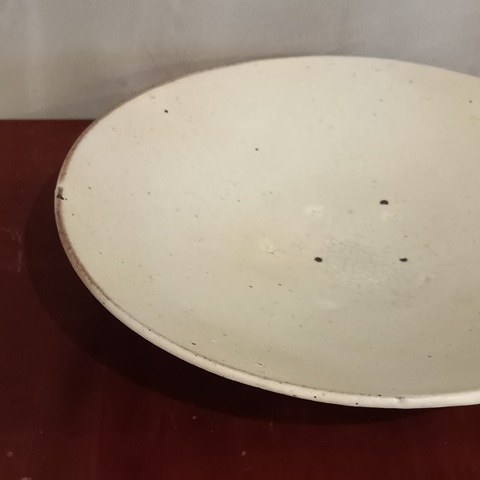 下村淳 / 粉引 / 八寸鉢 | 買取査定 世田谷くらしのくら